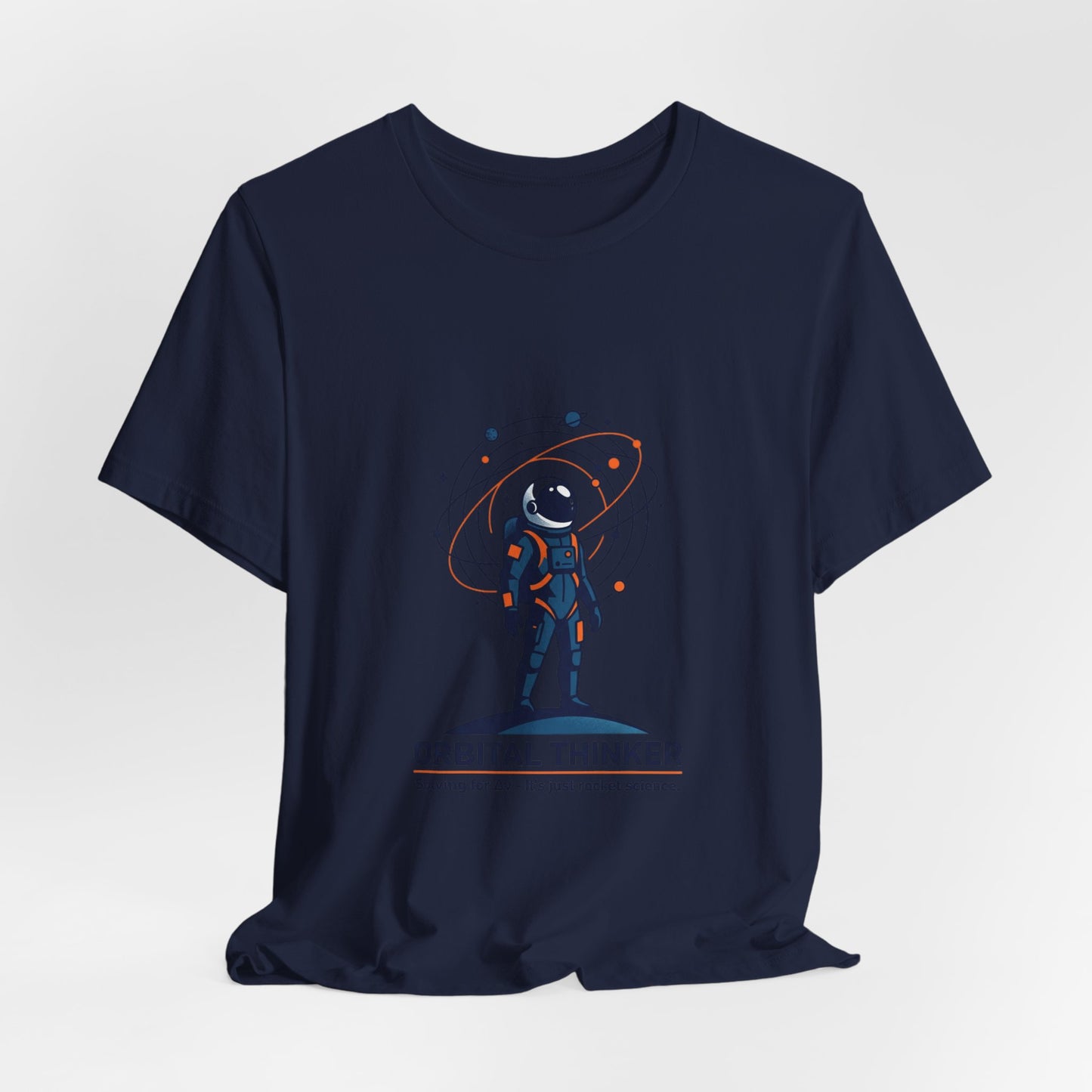 Orbital Thinker Astronaut Tee | mission patch, space science, cosmic rocket