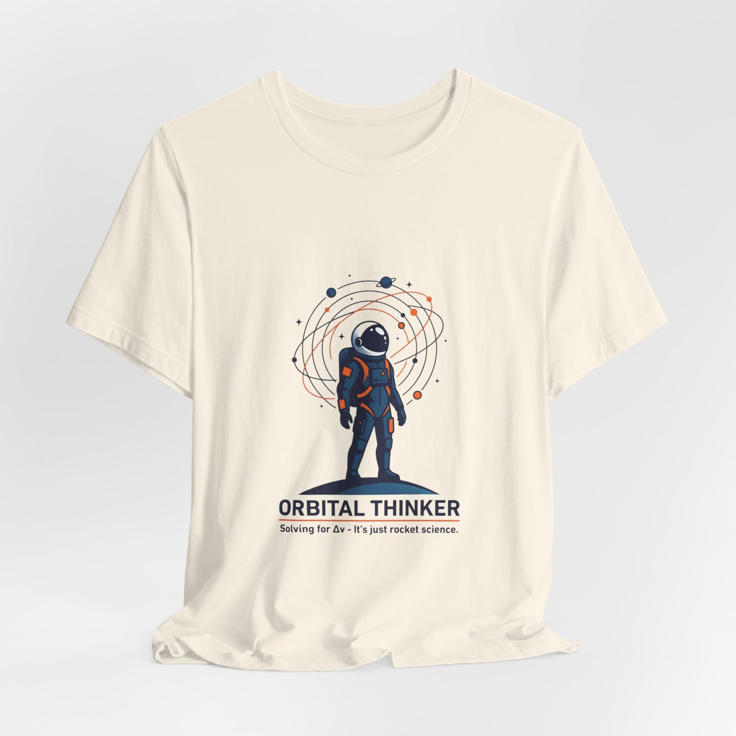 Orbital Thinker Astronaut Tee | mission patch, space science, cosmic rocket