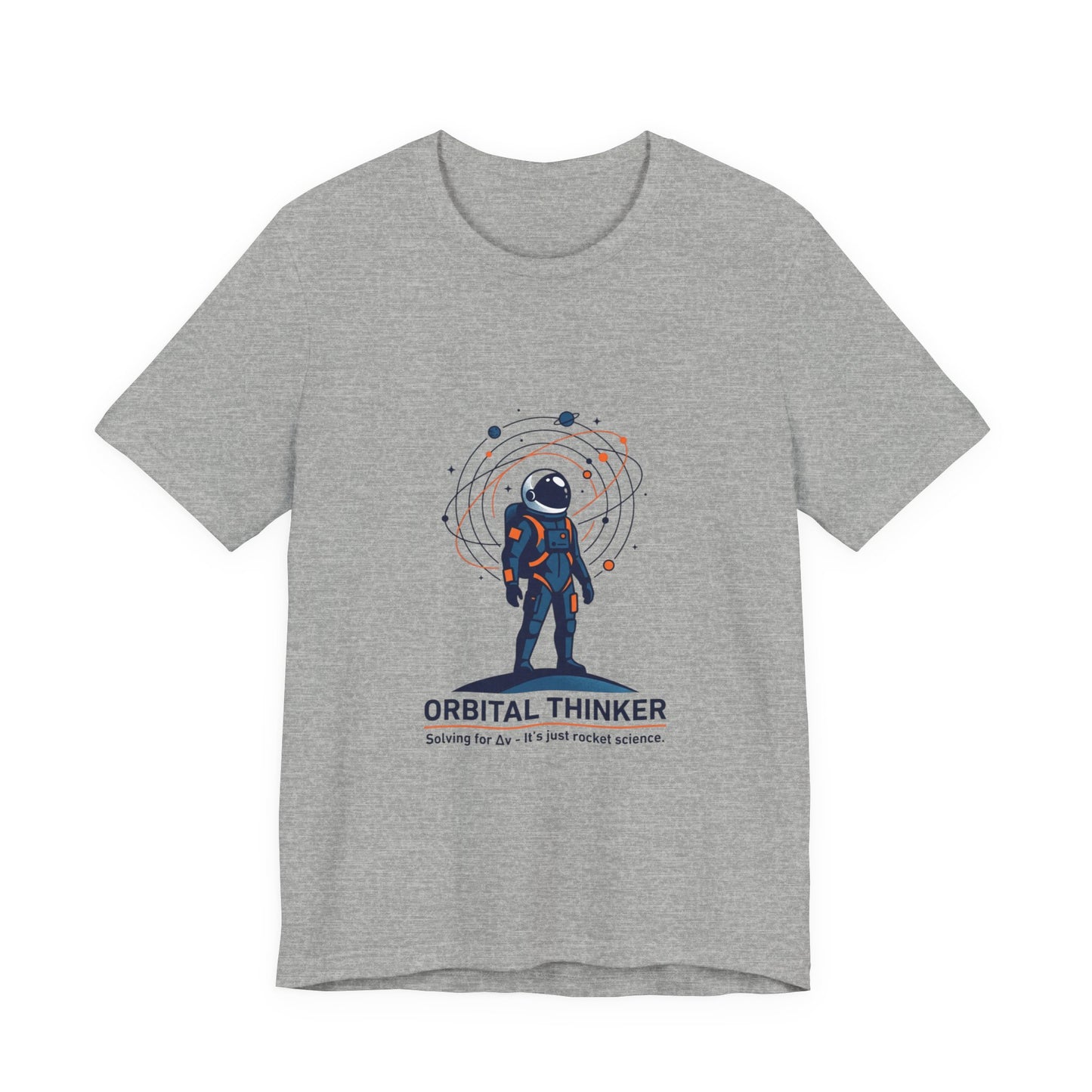 Orbital Thinker Astronaut Tee | mission patch, space science, cosmic rocket