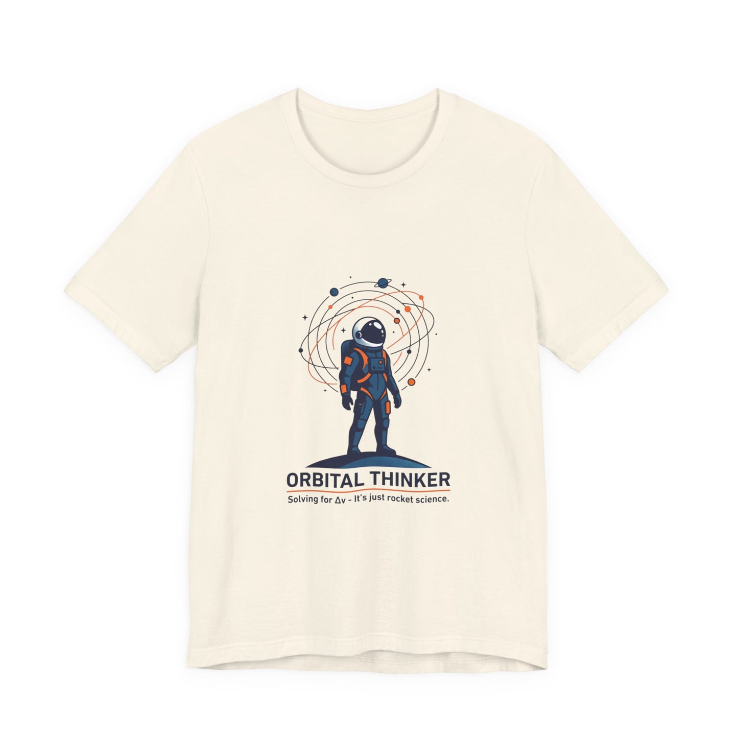 Orbital Thinker Astronaut Tee | mission patch, space science, cosmic rocket