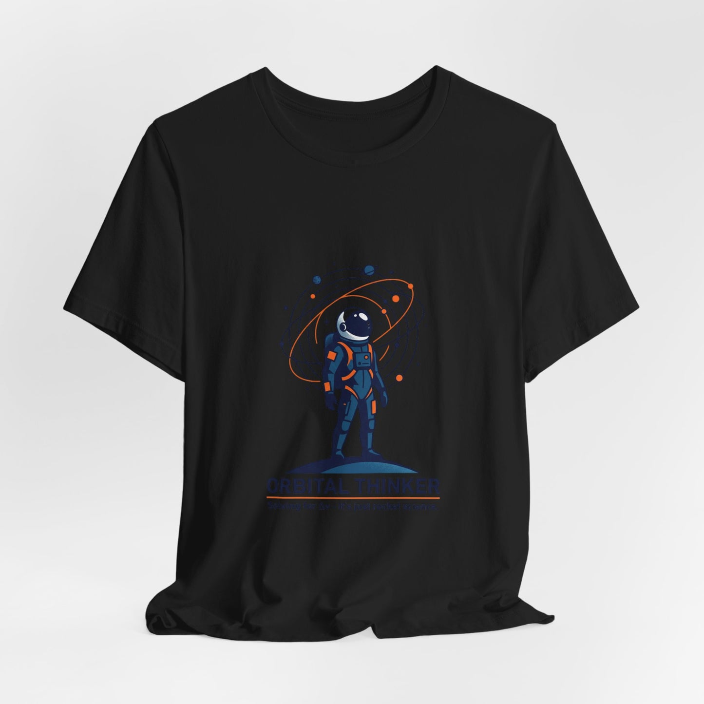 Orbital Thinker Astronaut Tee | mission patch, space science, cosmic rocket