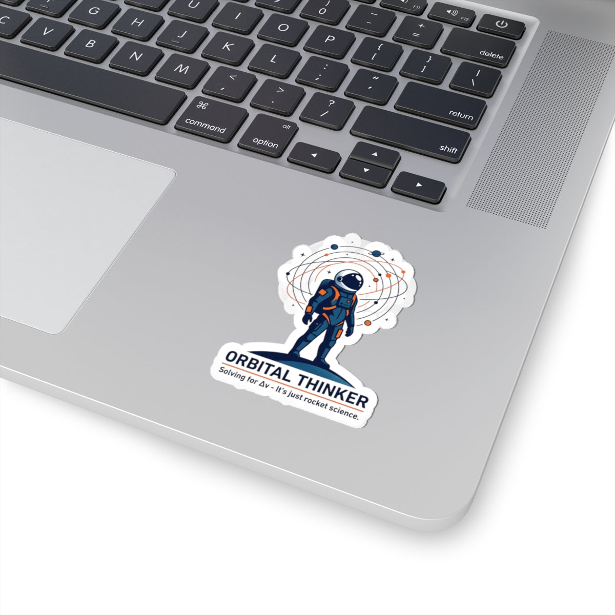 Orbital Thinker Sticker | astronaut mission patch, space science nerd