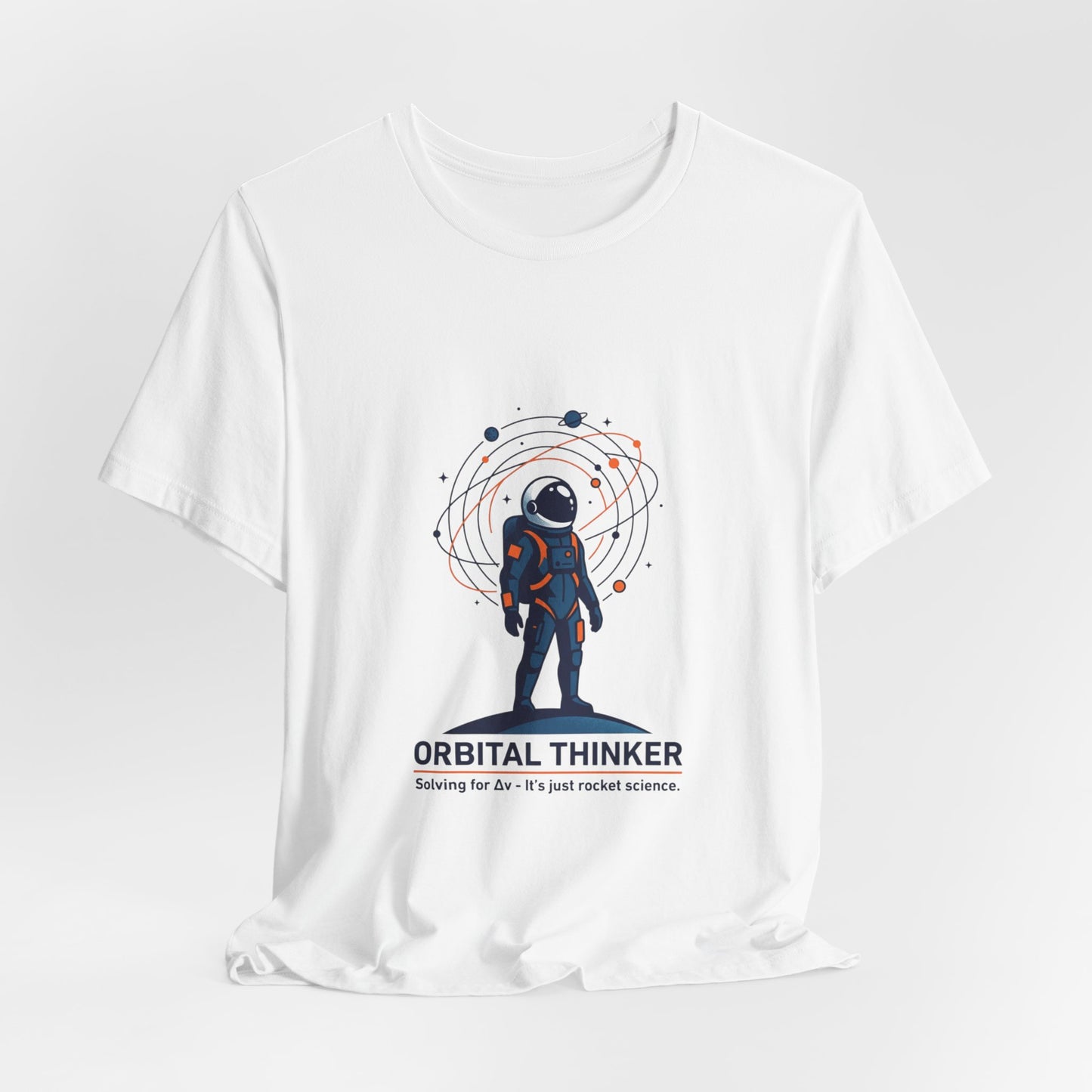 Orbital Thinker Astronaut Tee | mission patch, space science, cosmic rocket