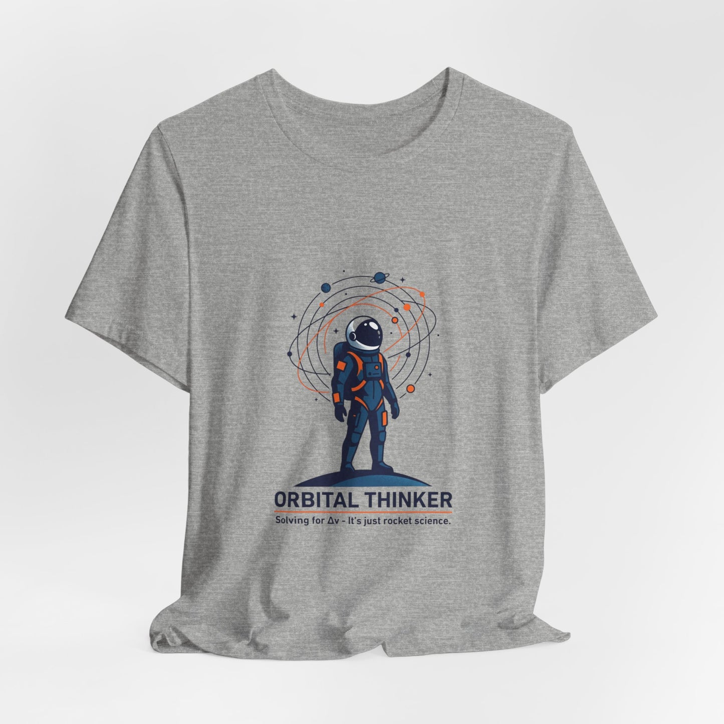 Orbital Thinker Astronaut Tee | mission patch, space science, cosmic rocket